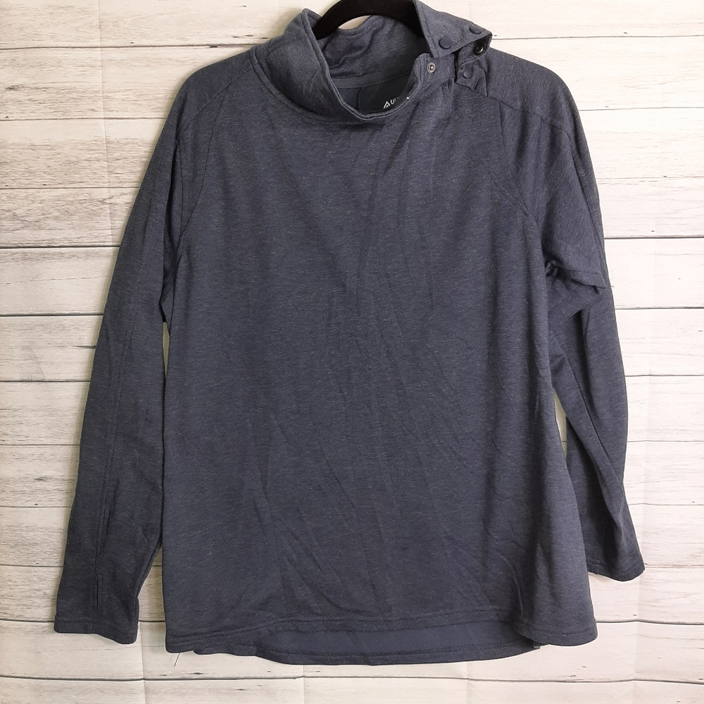 Ultimate Terrain Wool Blend Side Snap Turtle neck Sweatshirt
